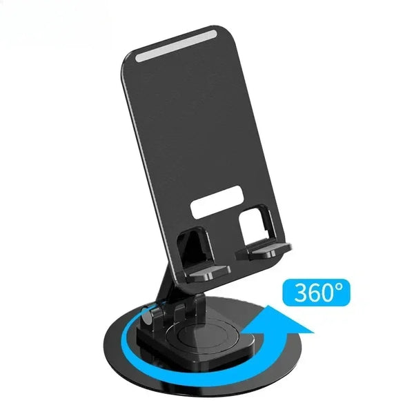 Fashionable Metal Base Phone Stand Holder 360°Rotatable Phone Bracket Replicate Stand For iPad Tablet  Mobile Phone Holder Stand